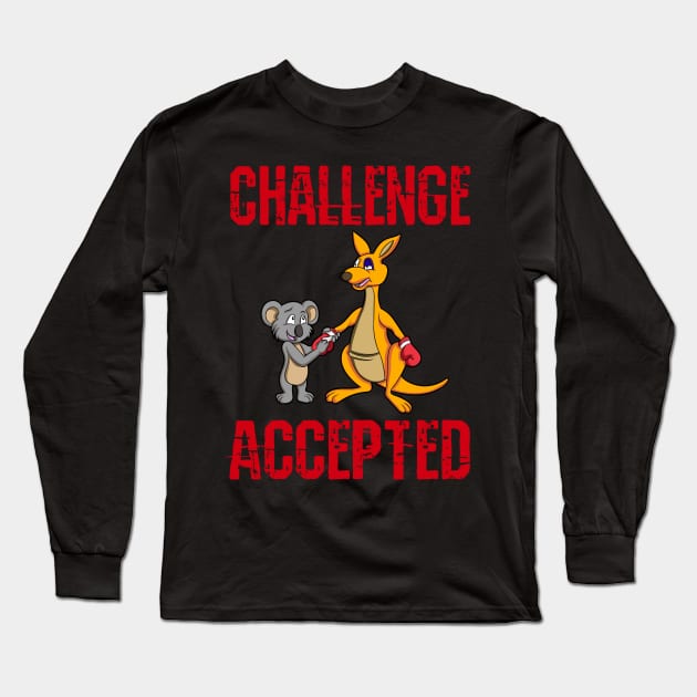 CHALLENGE ACCEPTED Long Sleeve T-Shirt by Dwarf_Monkey